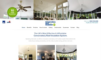 Web development and consultancy for ConservatoryRoofInsulation.com