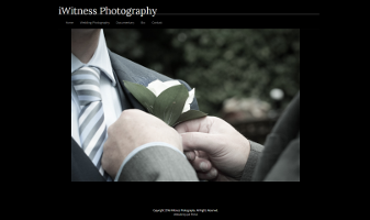 Web design, development and consultancy for iWitness Photography